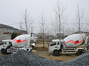 江蘇連云港小型攪拌車用戶多是預制件廠家改型升級